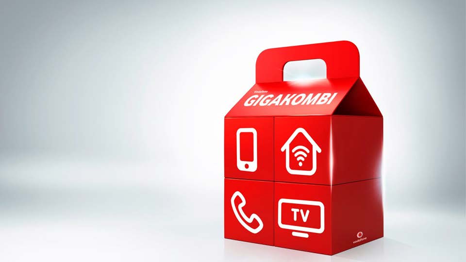 Vodafone GigaKombi: Das Powerpaket inklusive Mobilfunk, Internet, Festnetz und TV