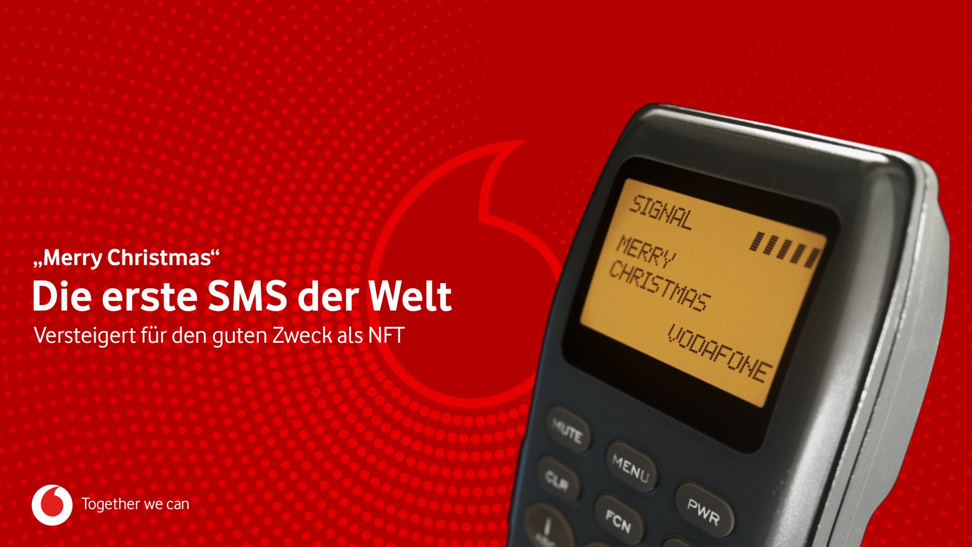Vodafone versteigert erste SMS der Welt